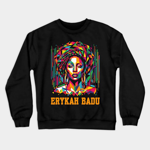 Erykah WPAP Crewneck Sweatshirt by BAJAJU